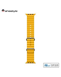 ahaStyle Apple watch Strap 45mm Felex Silicone - Yellow