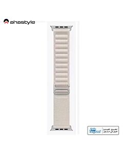 ahaStyle Apple watch Strap 42mm Rugged Alpine Loop - White