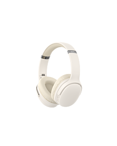 Bluetooth Wireless Headphone Mic Stereo Sound Beige Color