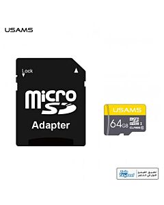 USAMS Memory Card 64GB 10C + Adapter (US-ZB119)